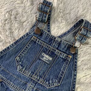 Oshkosh B'gosh Bib Overalls Youth 24M Denim Blue Farmer Outdoor Western Utility